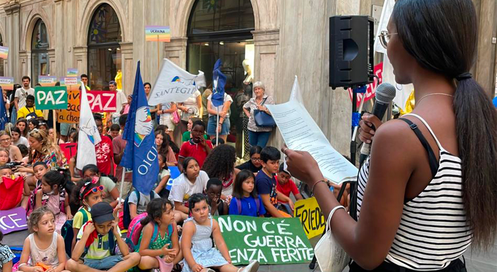 Flash mob a Genova per dire 