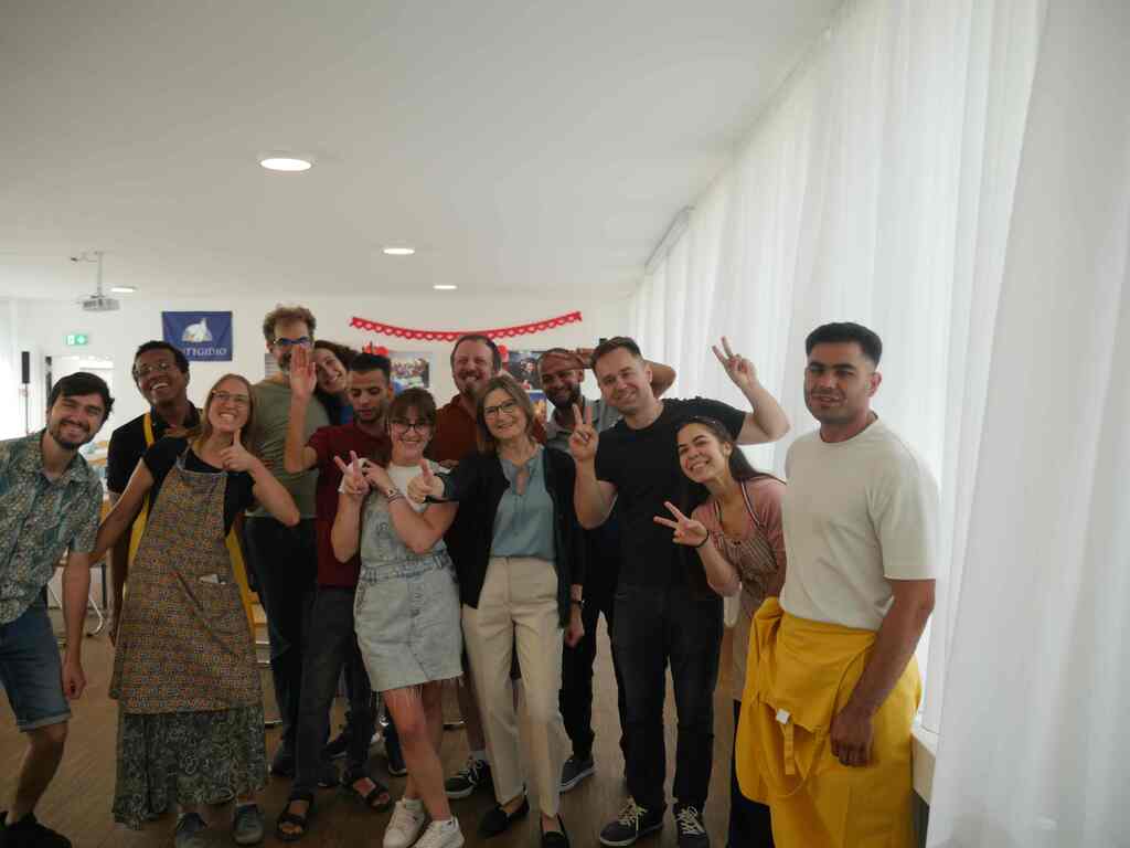 Sommer der Solidarität in Würzburg: Zeugnisfest der Sprachschule und Fest in der Mensa #santegidiosummer