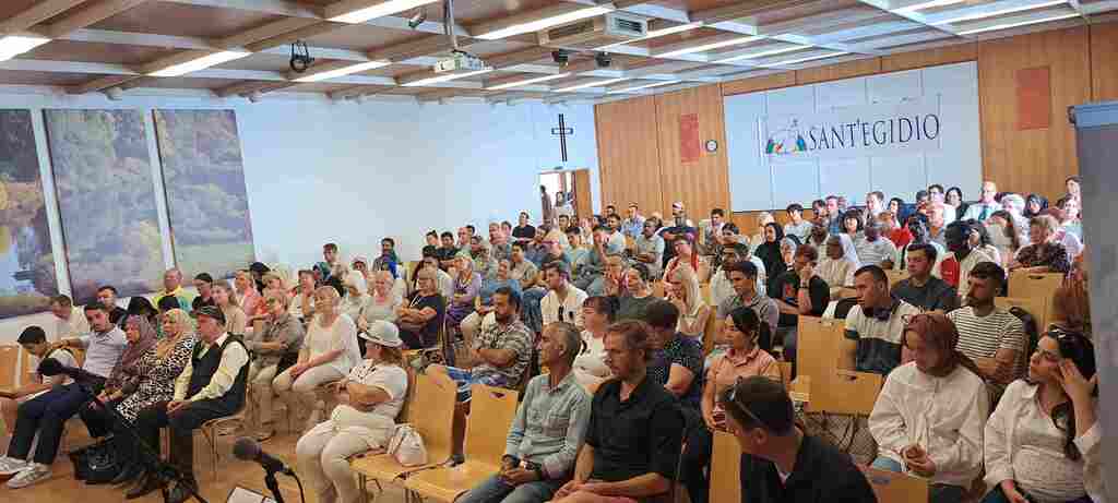 Sommer der Solidarität in Würzburg: Zeugnisfest der Sprachschule und Fest in der Mensa #santegidiosummer