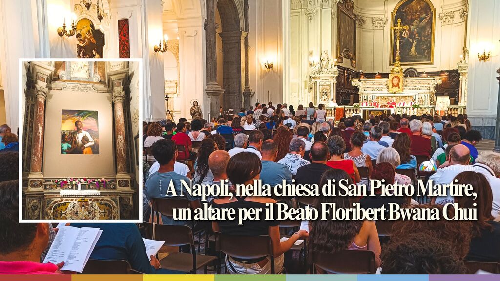 A Napoli, nella chiesa di San Pietro Martire, un altare dedicato a Floribert Bwana Chui