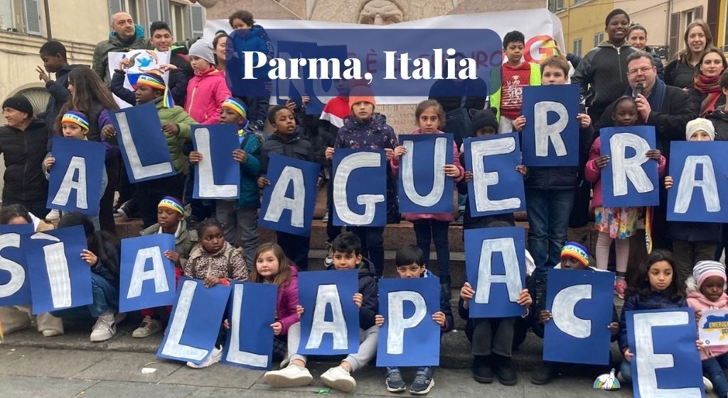 El pueblo de la paz en las plazas de Italia y Europa