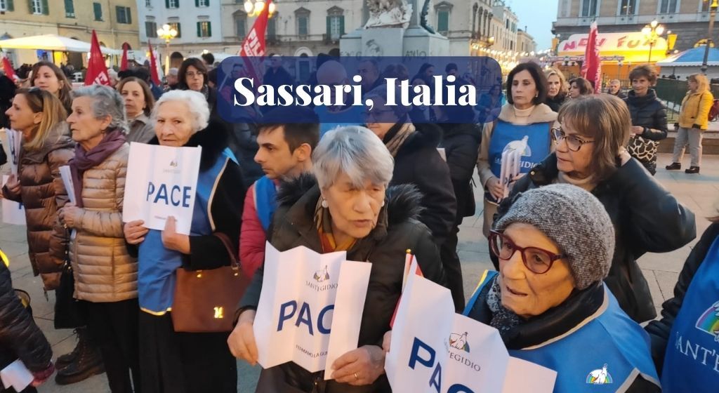 El pueblo de la paz en las plazas de Italia y Europa