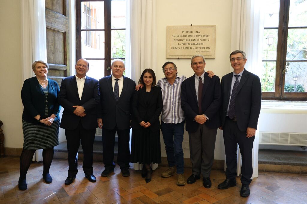 Il Presidente della Colombia, Gustavo Petro, visita la Comunità di Sant'Egidio