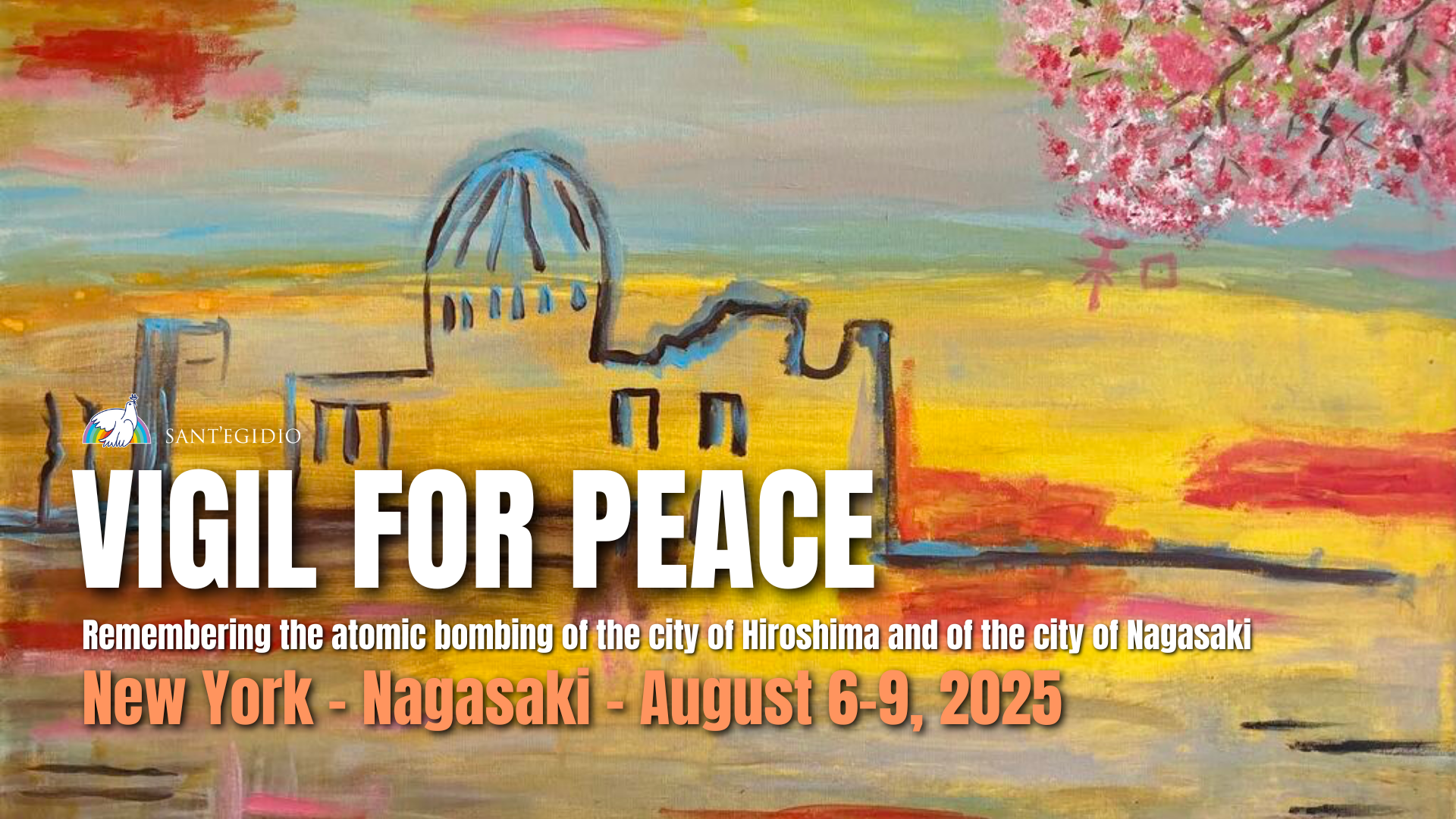 Vigil for Peace 2025: 80°anniversario in memoria delle vittime dei bombardamenti atomici di Hiroshima e Nagasaki