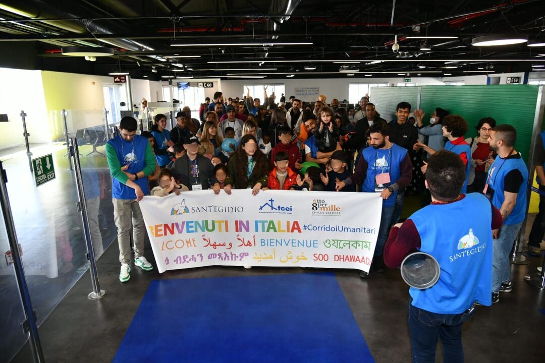 Arrivo dei corridoi umanitari dalla Grecia e dal Libano - Marzo 2023