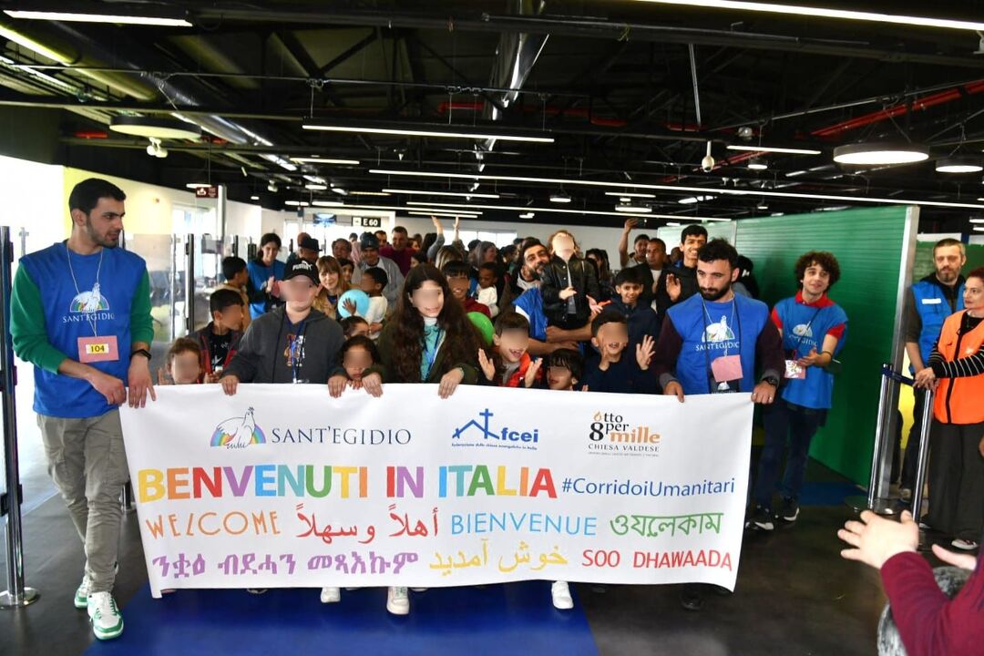 Arrivo dei corridoi umanitari dalla Grecia e dal Libano - Marzo 2023