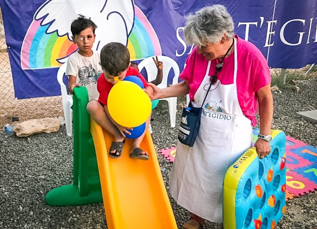 Nel campo profughi di Pournara, a Cipro, è iniziata anche quest'anno la Sant'Egidio Summer