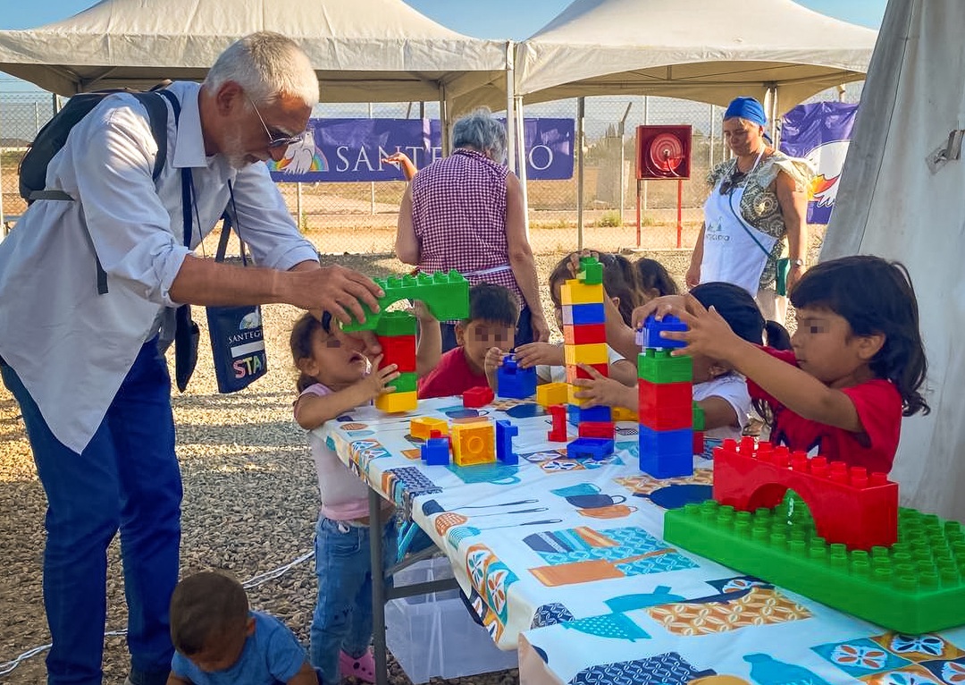 Nel campo profughi di Pournara, a Cipro, è iniziata anche quest'anno la Sant'Egidio Summer
