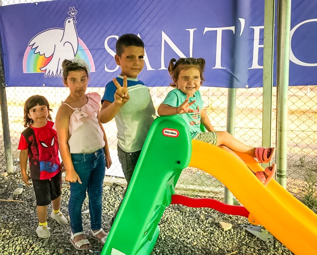 Nel campo profughi di Pournara, a Cipro, è iniziata anche quest'anno la Sant'Egidio Summer